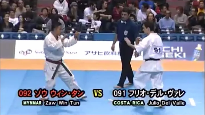 Julio Del Valle vs Zaw Win Tun - 9th World Open Ka...