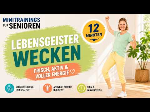 These Exercises Will Make You Instantly Awake and Fit - 12-Minute Mini-Workout for Seniors