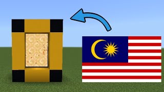 HOW TO MAKE A MALAYSIA PORTAL - MINECRAFT