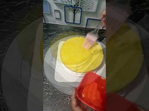 less cream cake decorating ideas| satisfying cake decoration| #shorts #ytshorts #shortsfeed #viral.
