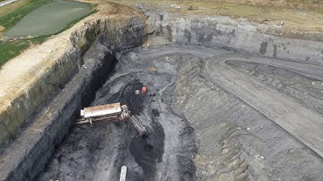 UAV and Scanning Coal Mine Highwall