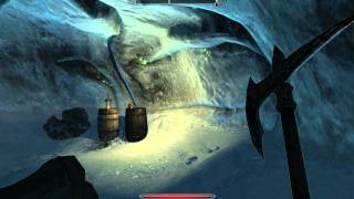 Skyrim Hob's Fall Cave Walkthrough and Unusual Gem #14 screenshot 4