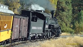 Durango & Silverton Steam Train Autumn Views - Oct 2015