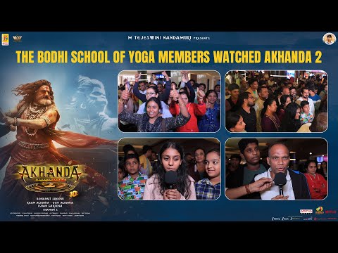 Members of the Bodhi School of Yoga watched #Akhanda2 ❤‍🔥 | Nandamuri Balakrishna | Boyapati Sreenu