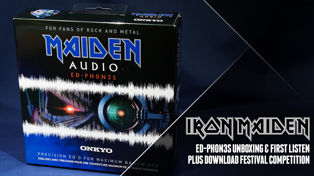 ONKYO ヘッドホン　IRON MAIDEN ED-PHON3S ED-PH0N3S by Iron Maiden - Maiden Audio