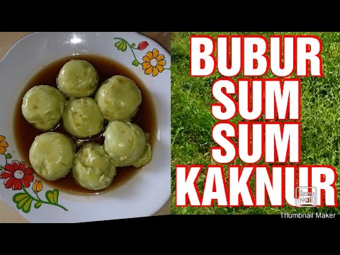 Bubur sumsum sukatan cawan