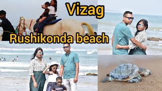 समुद्र किनारे इतना बड़ा कछुआ दिखा।//Vizag tour//Shashi minj