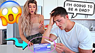 Leaving Out A POSITIVE PREGNANCY TEST... *Cute Reaction*