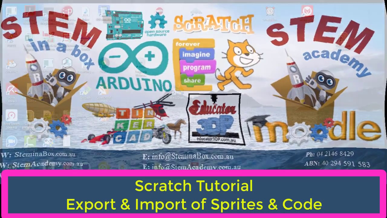 ScratchImport & Export of CodeSpritesbackdrops YouTube