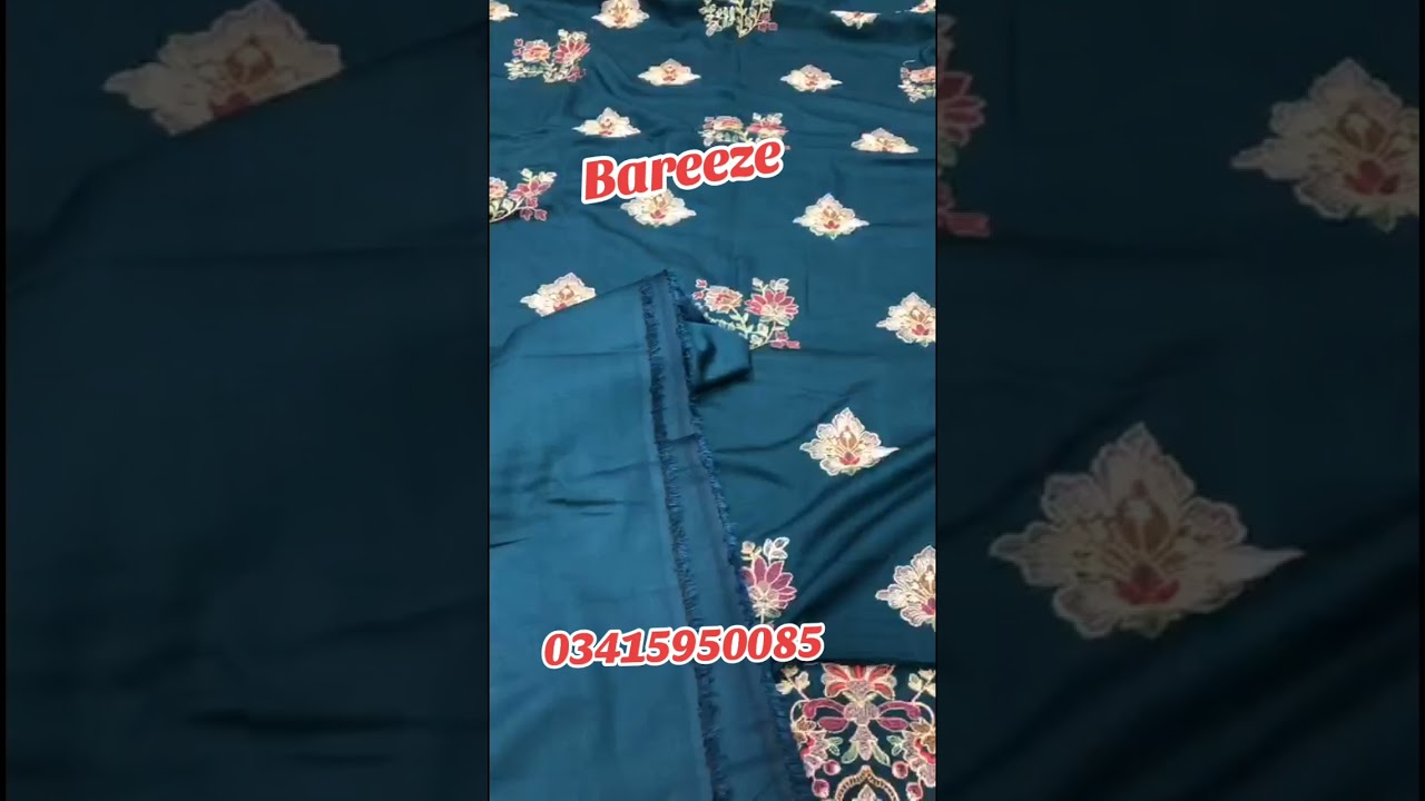 Bareeze New Collection Shawl set 3pc 