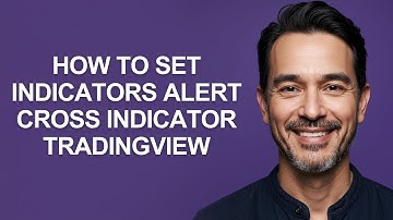 How to Set Indicators Alert Cross Indicator Tradingview - KevinHowTo