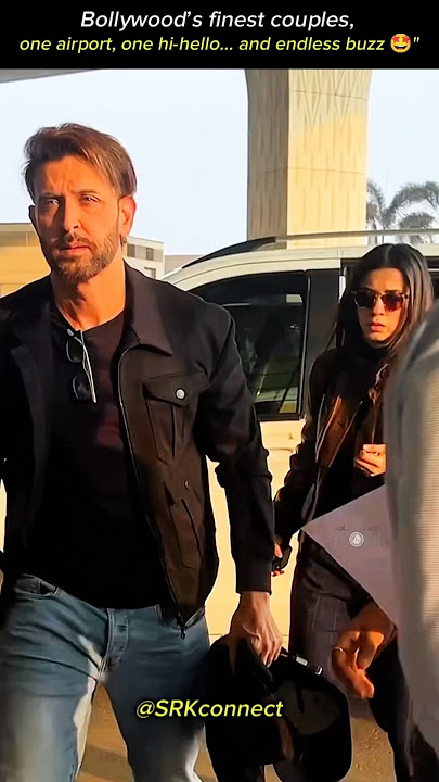 Hrithik & Saba cross paths with Ranveer & Alia – airport vibes hi-hello only ✈️👋