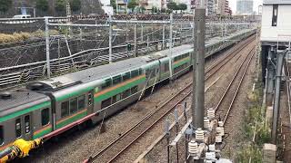 JR東海道線E231系青木橋通過