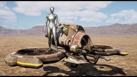 UnrealEngine5 TPS GameDev #09 UE5 Hover Vehicle TestDrive