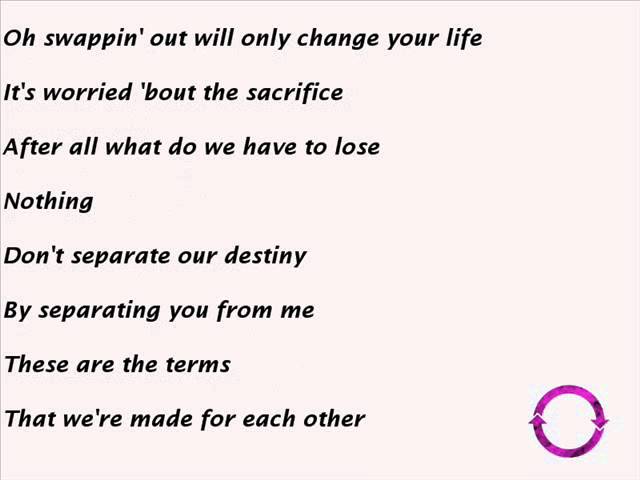 Justin Bieber  -Swap It Out [LYRICS ON SCREEN] class=