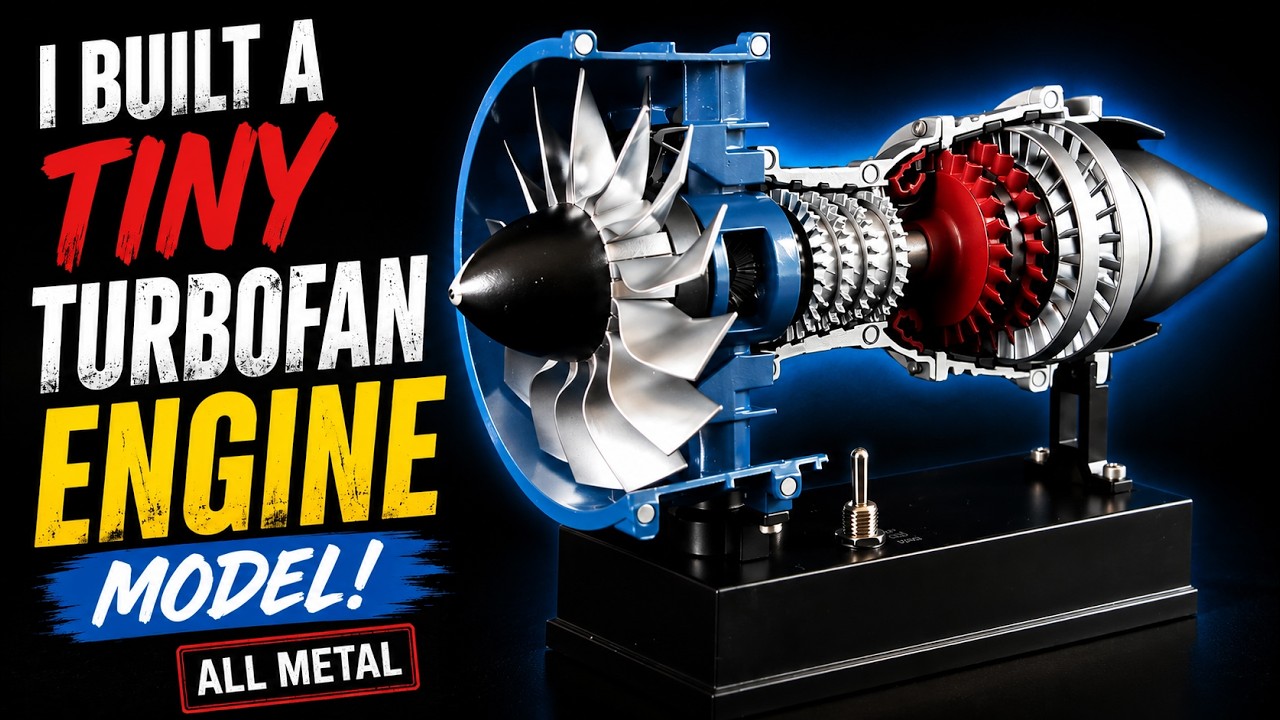 ENGINEKITOR turbofan engine model creator build