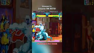 Venom's Insane 88 hits! | Marvel vs Capcom: Clash of Super Heroes #shorts #marvelvscapcom