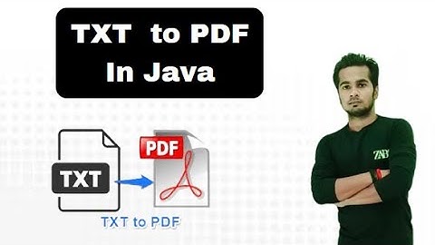 How To Convert Text File Into PDF Using Java || Using itext API || Code Coffee Java