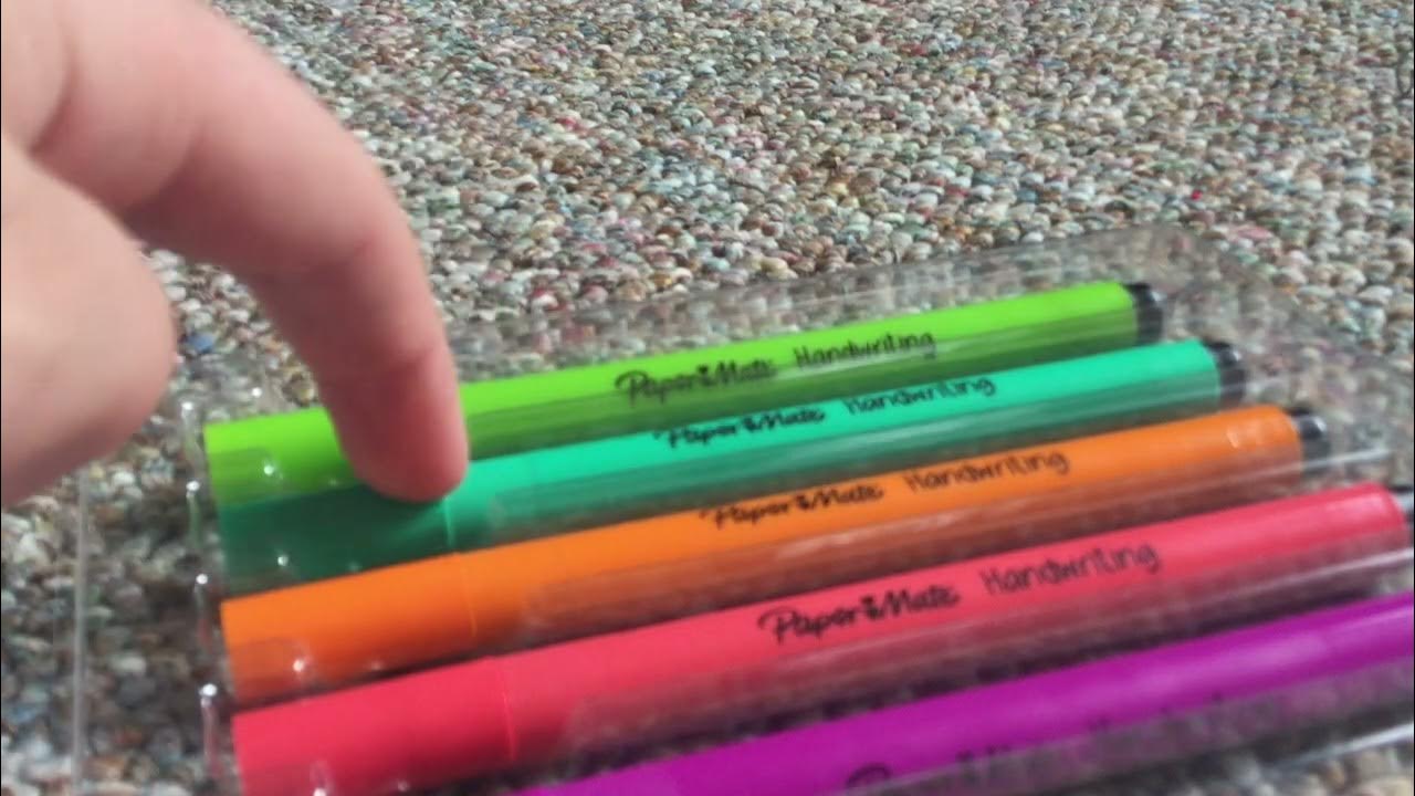 doing-a-writing-test-for-paper-mate-handwriting-marker-pens-youtube