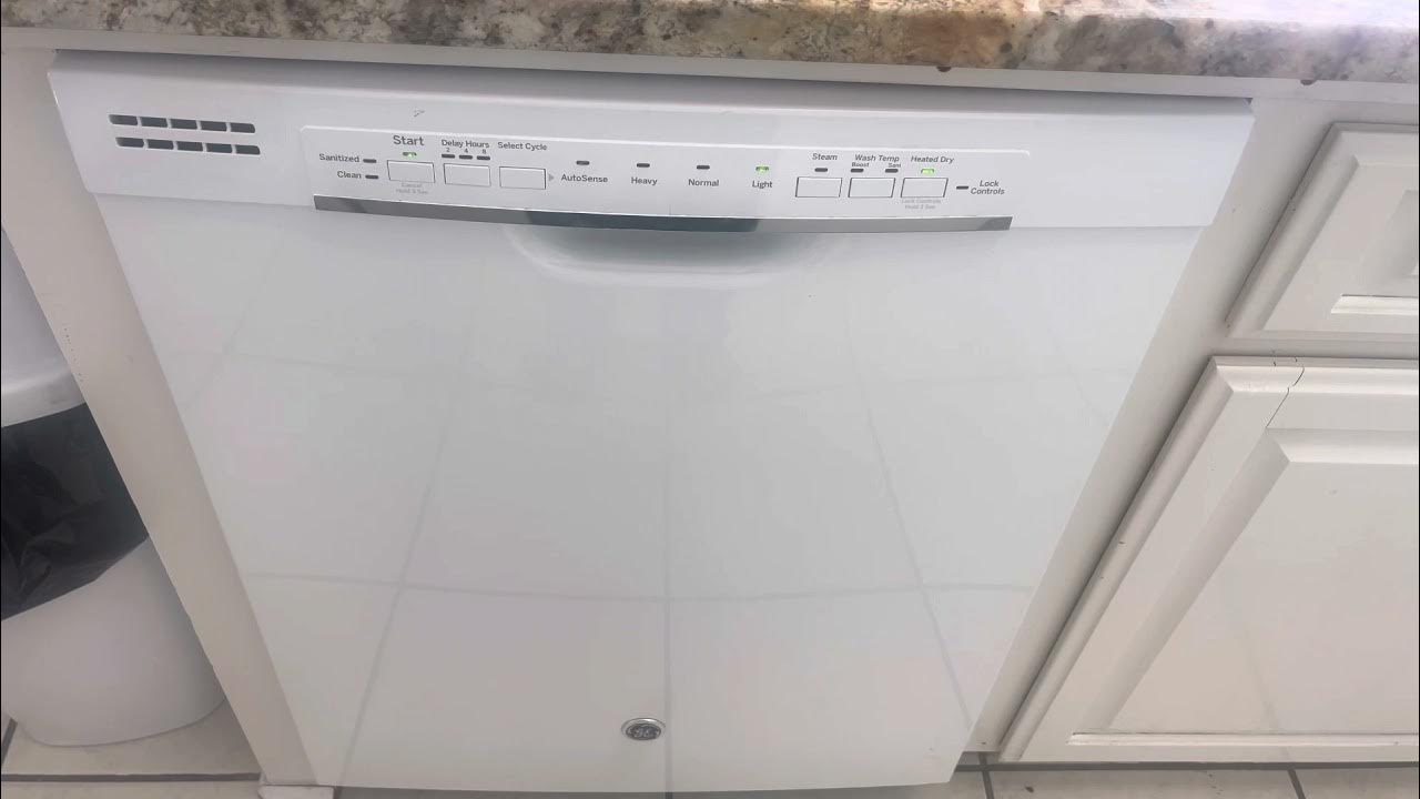 GE (General Electric) GDF520PGJ2WW Dishwasher Test YouTube