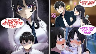 [Manga Dub] I was traumatized after being rejected in high school... I run into the same girl later