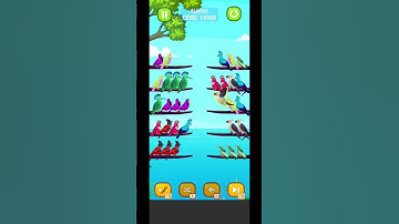 Bird Sort Color Puzzle Level 12900 ✅#highilts #games #gamingmusic #videogamemusic #gameplay