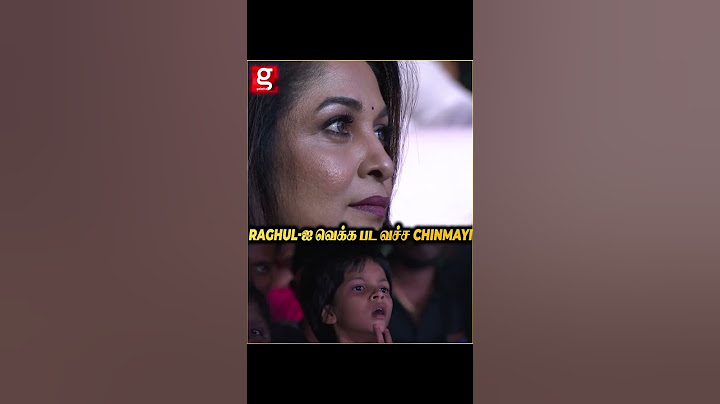 Raghul ஐ வெக்க பட வச்ச chinmayi  Trending Singer Chinmayi sripaada Chinmayisripada galatta pink gold