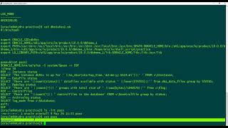 Use password non interactively in shell script for oracle database