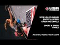 2019 USA Climbing: Sport & Speed Open National Championships | Finals