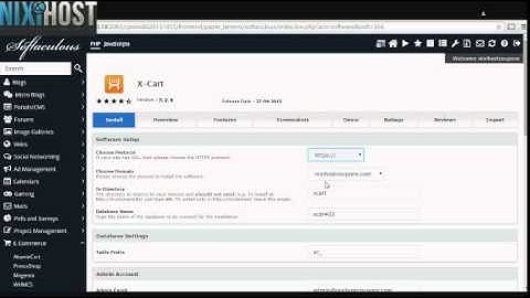 Installing X-Cart with Softaculous in cPanel