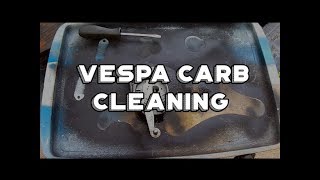 Vespa Moped Carburetor Cleaning