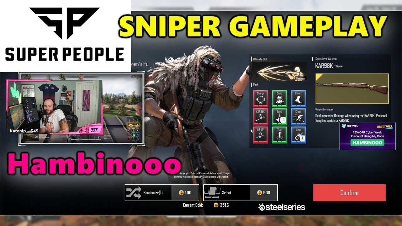 SUPER PEOPLE SNIPER GAMEPLAY - Heroic M416S + X40A1 - HAMBINOOO