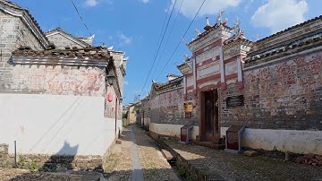 Jiangxi, China 1800-Year-Old Village Walk, Ancient Architecture [4K]