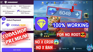 CODASHOP PREMIUM FREE DIAMONDS💎😱 MOBILE LEGENDS 100% WORKING FOR NO ROOT/ 2021🔥