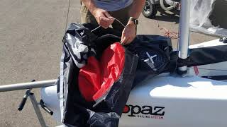 Topaz RaceX  spinnaker rigging, how to.