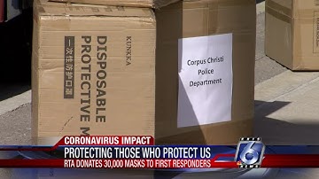 RTA donates 30,000 masks to local first responders