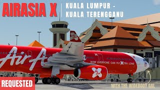 AirAsia X Flight to Terengganu | A330-300 | X-Plane 12