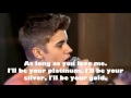 As long as you love me - Justin Bieber - Teen Awards 2012 (lyrics)