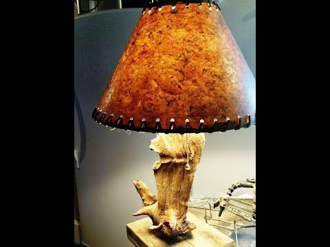 Настольная лампа, из