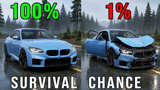 Brutal Survival Chance Crashes #1 BeamNG.drive