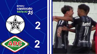 CARIOCA SÉRIE A2 - TAÇA SANTOS DUMOUNT - 3ª RODADA - RESENDE 2X2 CABOFRIENSE