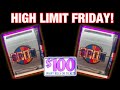 🏆 $100 WHEEL OF FORTUNE BACK TO BACK JACKPOT SPINS!!!! 🎰 🎉💵 | Best HIGH LIMIT FRIDAY EVER!! 🏆