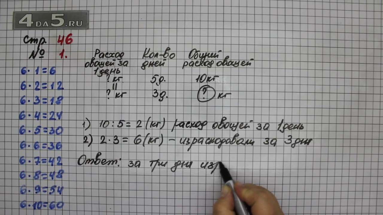 Математика 2 часть страница 46 упражнение 170