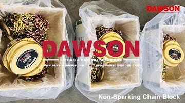 DAWSON Non-sparking Chain Hoist, Explosion-proof Chain Block