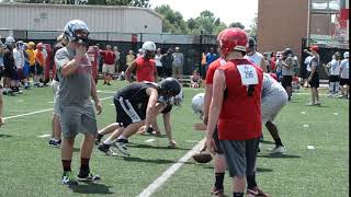 Ohio State 1 Day Position Camp Competition Run 2