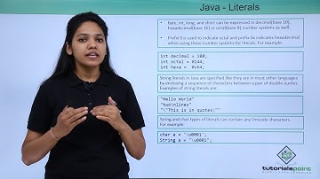 Java - Literals