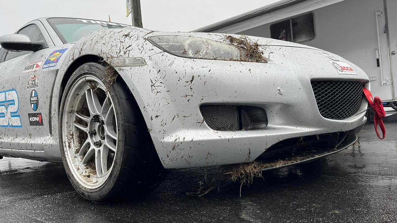 My first time at VIR, fastest wet lap...and then the talent ran out