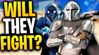 What Happens When BOSS MANDALORIAN Meets IO Guards? | Is it possible? | Fortnite Mythbusters