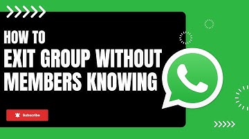 How to Exit a WhatsApp Group Without Members Knowing