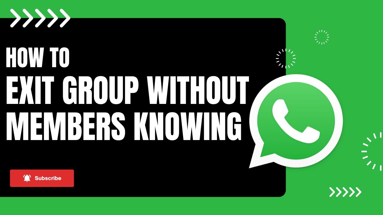 How To Exit A WhatsApp Group Without Members Knowing YouTube how-to-exit-a-whatsapp-group-without-members-knowing-youtube